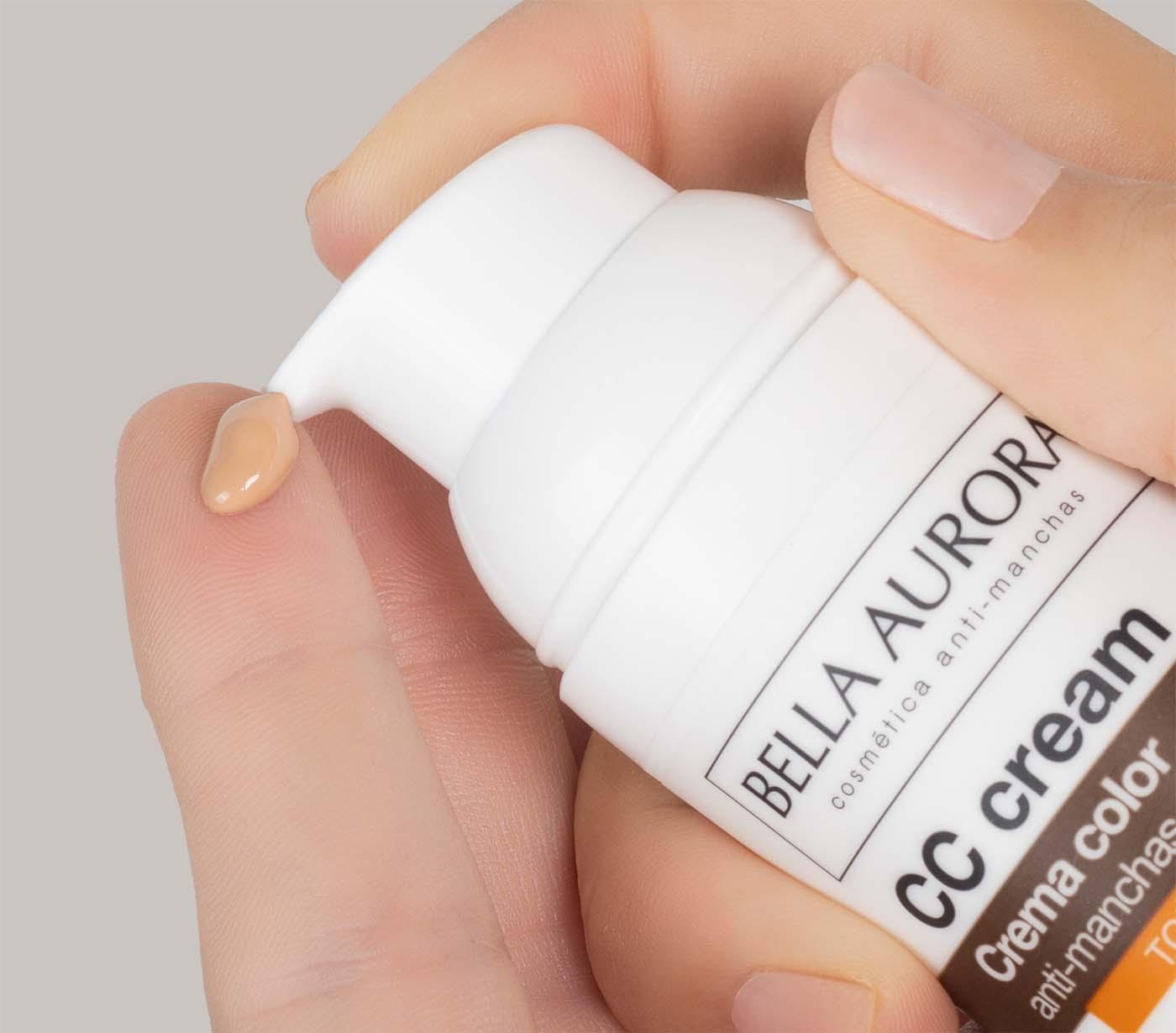 CC Cream Crema Color Antimanchas Tono Medio SPF50+